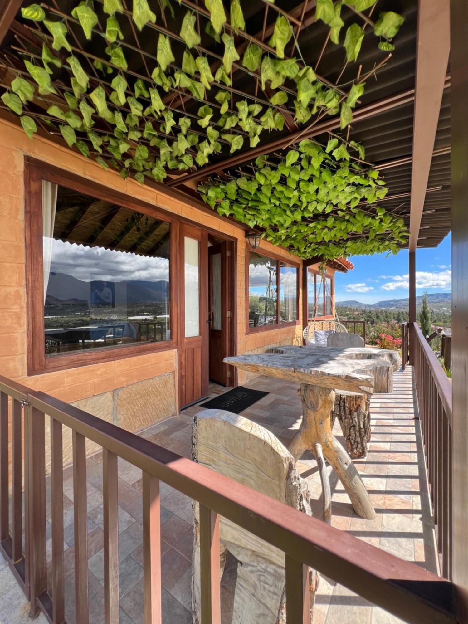 Glamping Con Jacuzzi Mirador Jarana Villa De Leyva Exterior photo