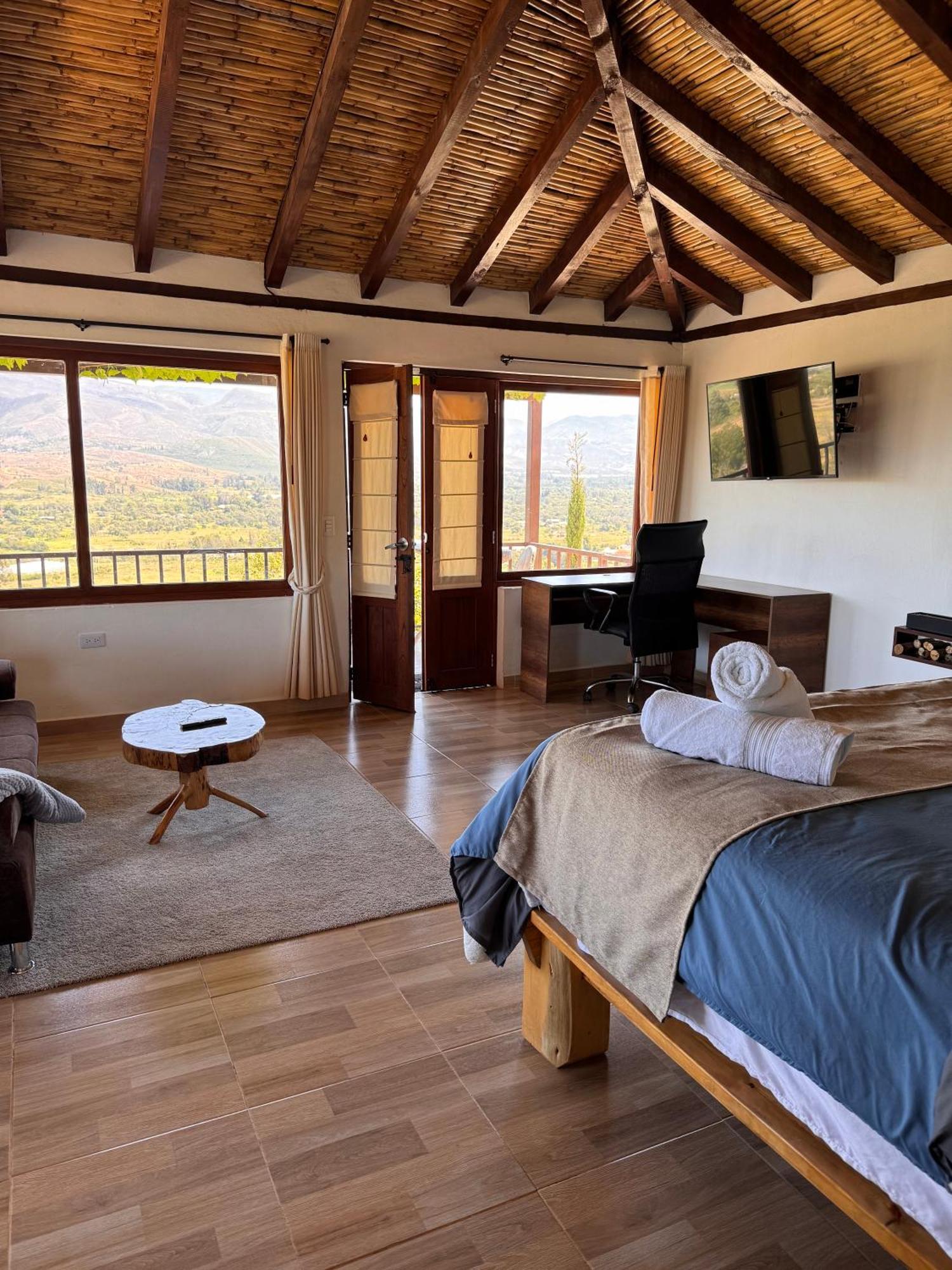 Glamping Con Jacuzzi Mirador Jarana Villa De Leyva Exterior photo